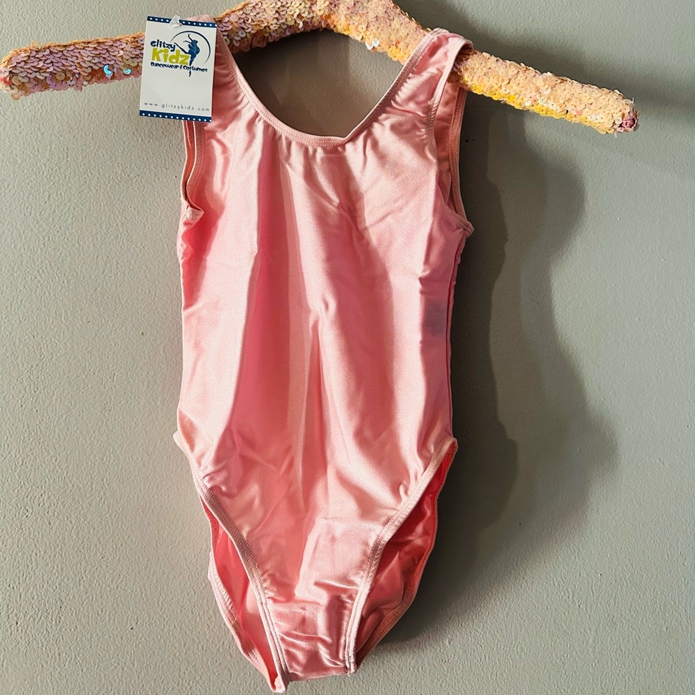 Pink Lycra Girls Leotard